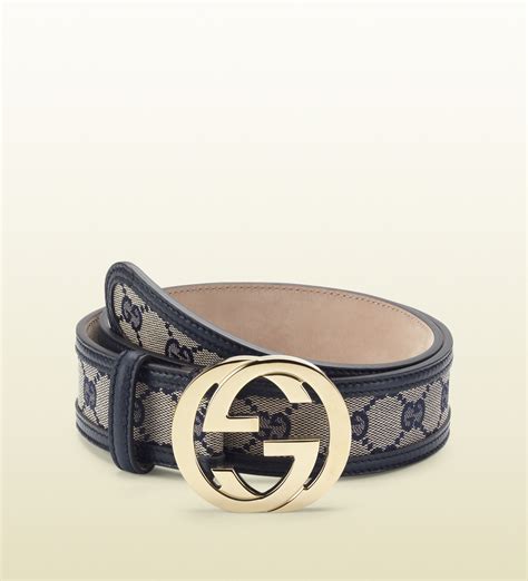 gucci canvas belt with cut out g buckle|genuine leather gucci belt men.